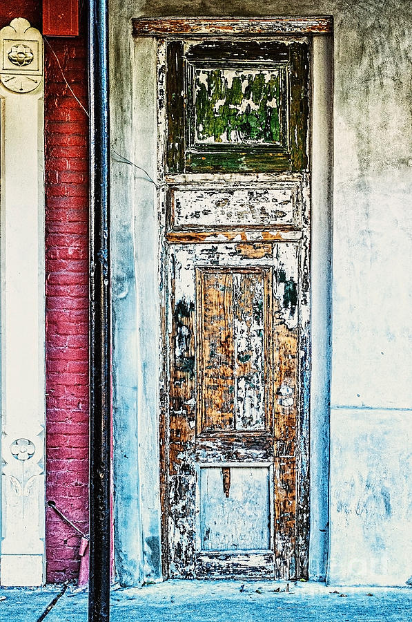 The Aged Door Photograph by Frances Ann Hattier