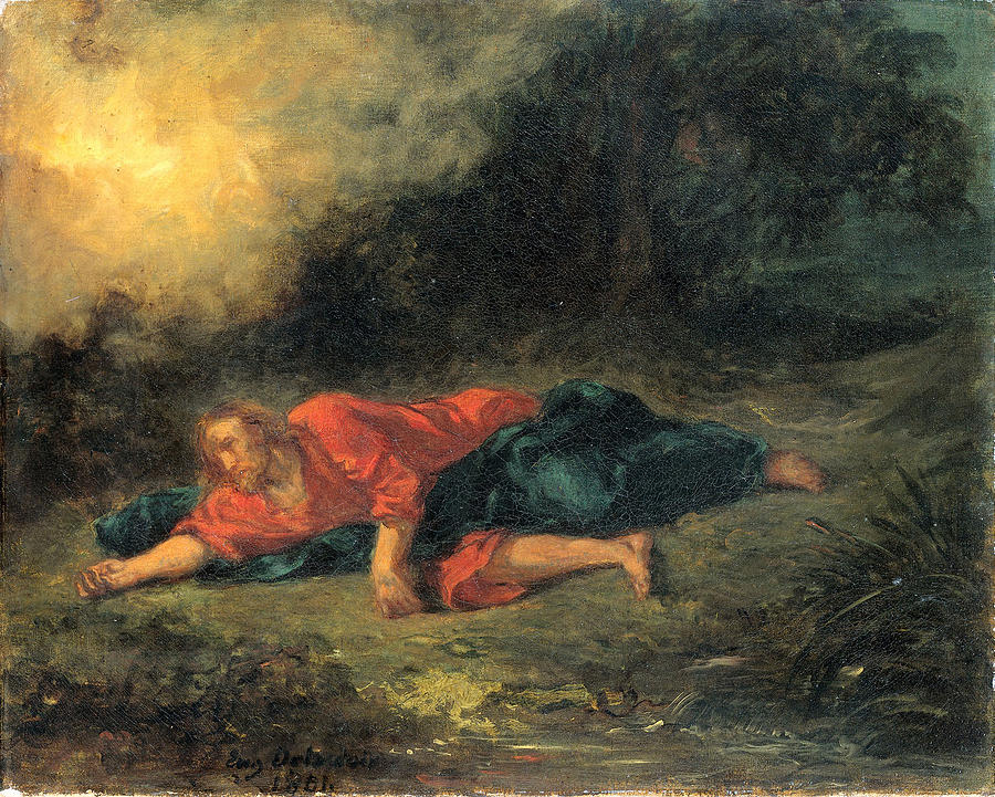  The Agony in the Garden Painting by Eugene Delacroix