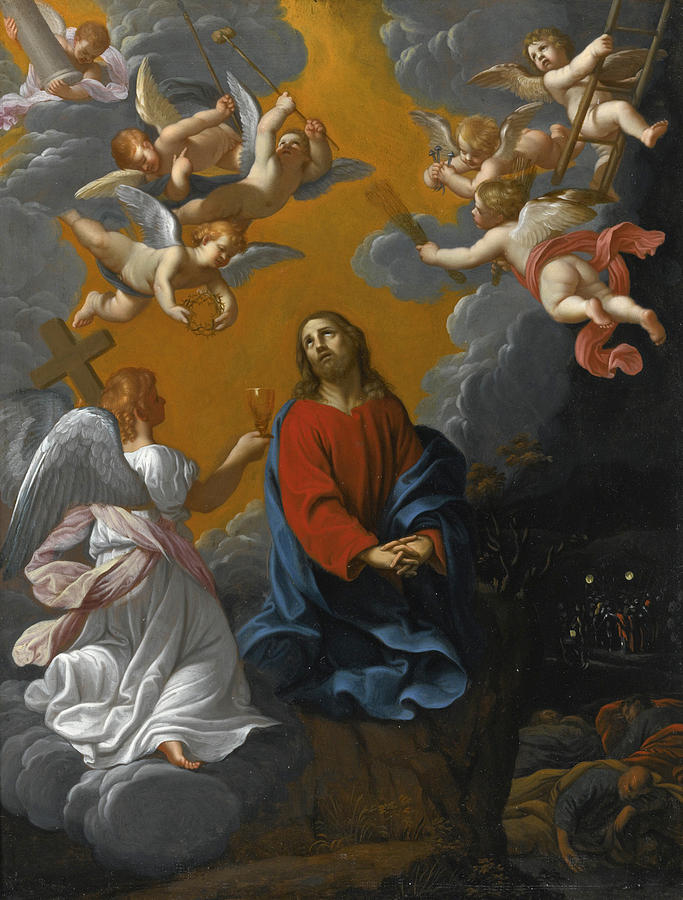 The Agony in the Garden Painting by Studio of Guido Reni