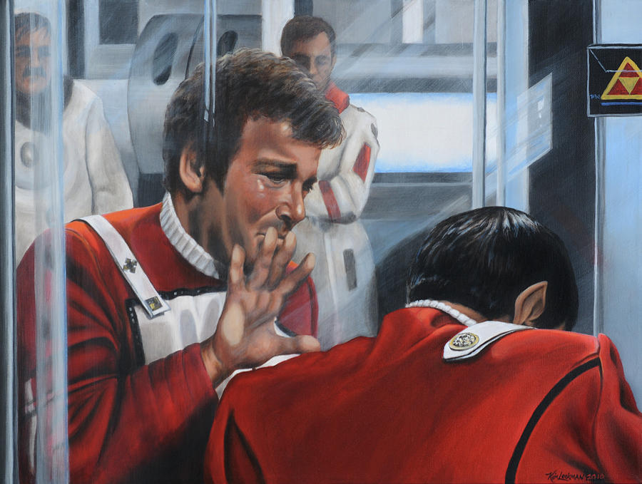 Star Trek Painting - The Agony of Loss by Kim Lockman