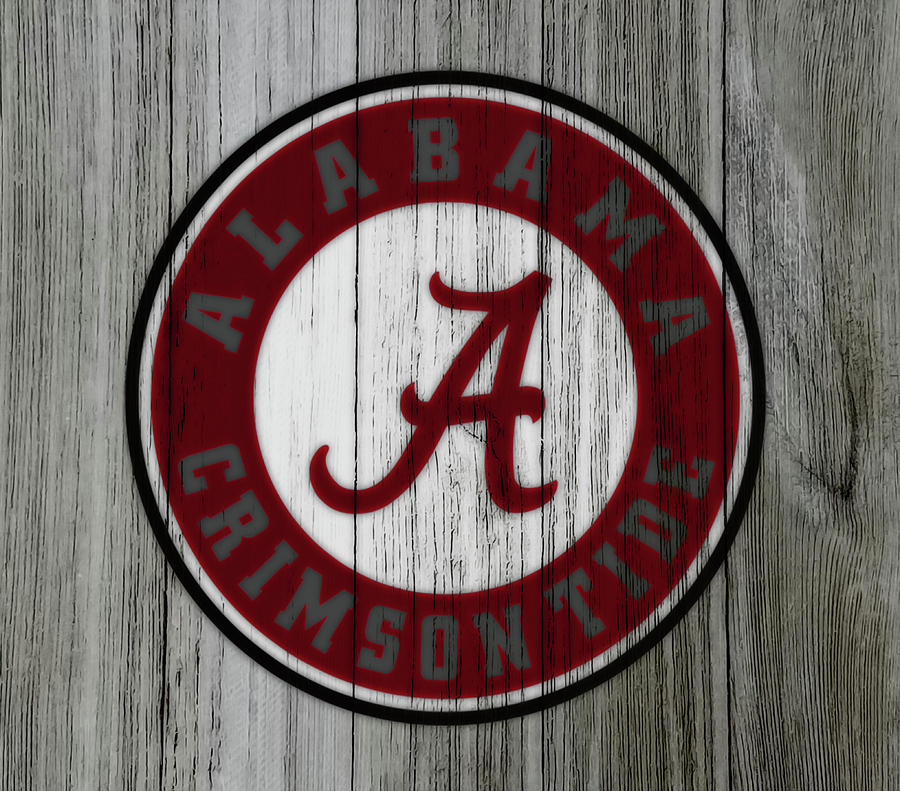 Wood Mixed Media - The Alabama Crimson Tide C1 by Brian Reaves Wood Mixed Media - The Alabama Crimson Tide C1 by Brian Reaves