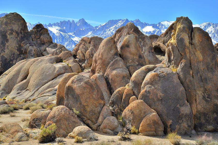 The Alabama Hills Beautiful Boulders Photograph by Ray Mathis
