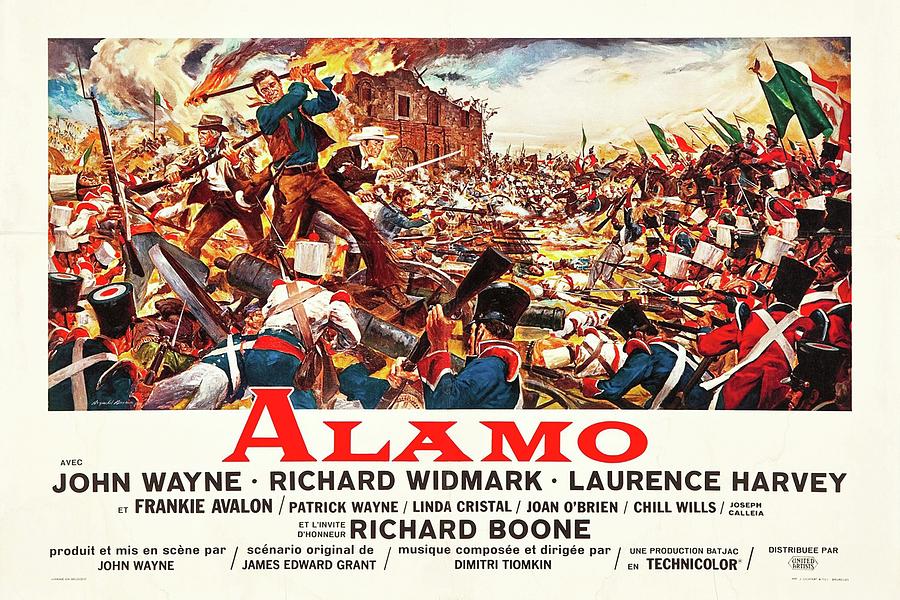 The Alamo 1960 Mixed Media by Movie Poster Prints