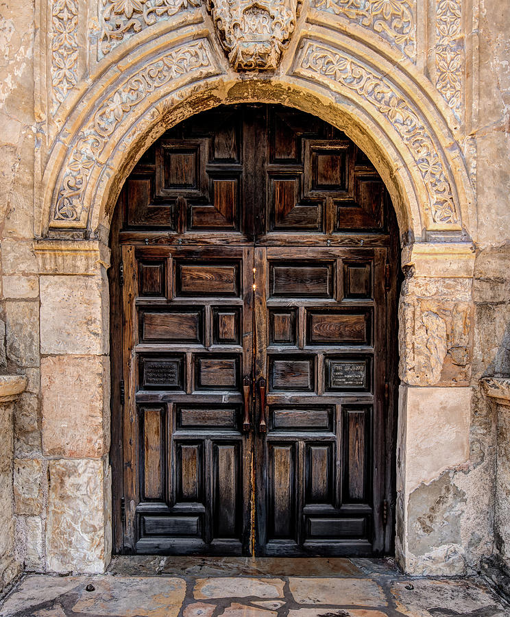 San Antonio Photograph - The Alamo Entrance - San Antonio Texas by Gregory Ballos