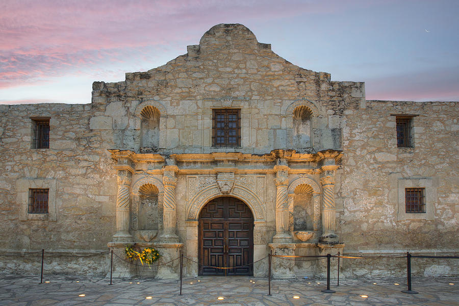 The Alamo in San Antonio at Sunrise 6 Photograph by Rob Greebon