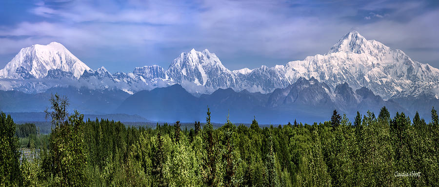 The Alaska Range Photograph by Claudia Abbott