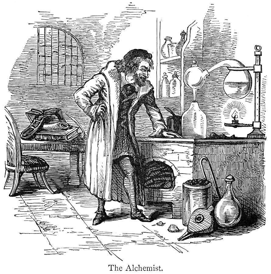 The Alchemist Photograph by Granger