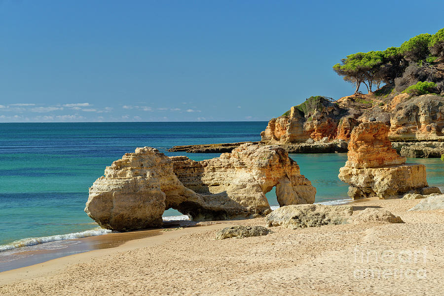 The Algarve, Olhos dAgua cliffs Photograph by Mikehoward Photography