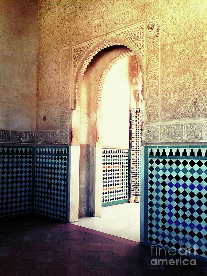 The Alhambra - Doorway Photograph by Rebecca Harman