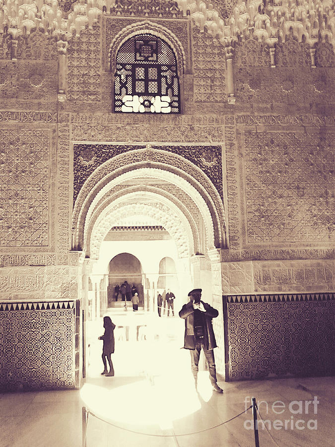 The Alhambra Nasrid Palace Photograph by Rebecca Harman