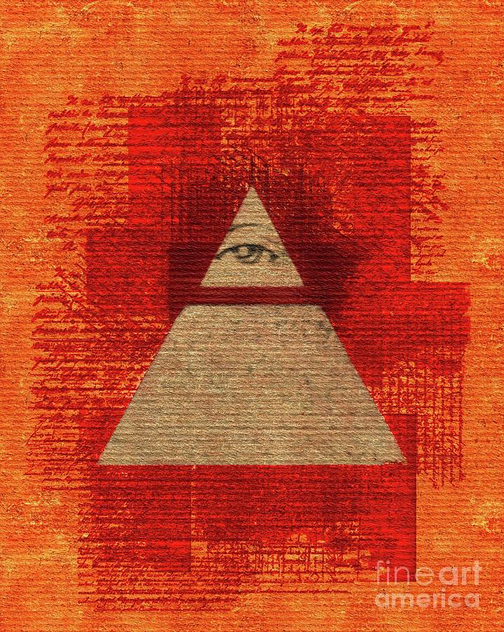 all seeing eye pyramid art