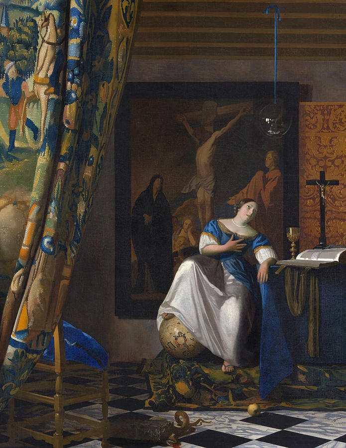 The Allegory of the Faith Painting by Jan Vermeer