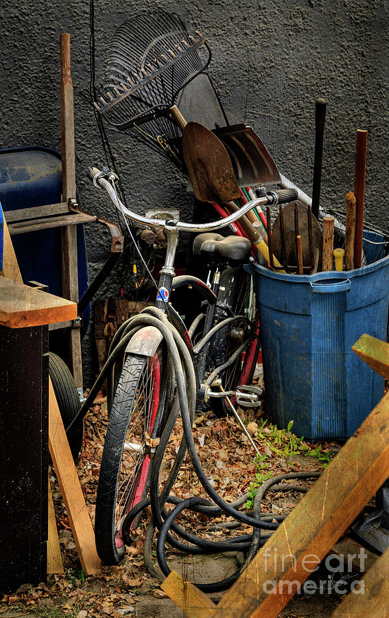 The Alley Bicycle Photograph by Craig J Satterlee