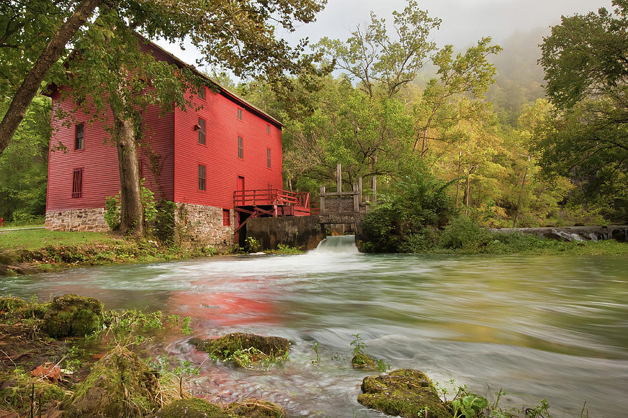 The Alley Spring Mill - Missouri Photograph by Gregory Ballos