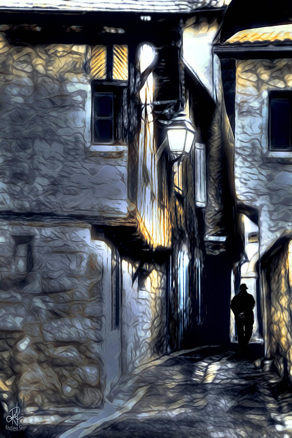 The Alleyway Mixed Media by Pennie McCracken