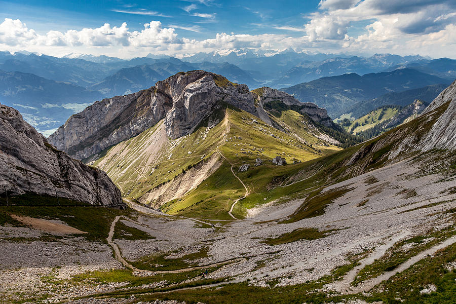 The Alps from Pilatus Kulm Photograph by W Chris Fooshee