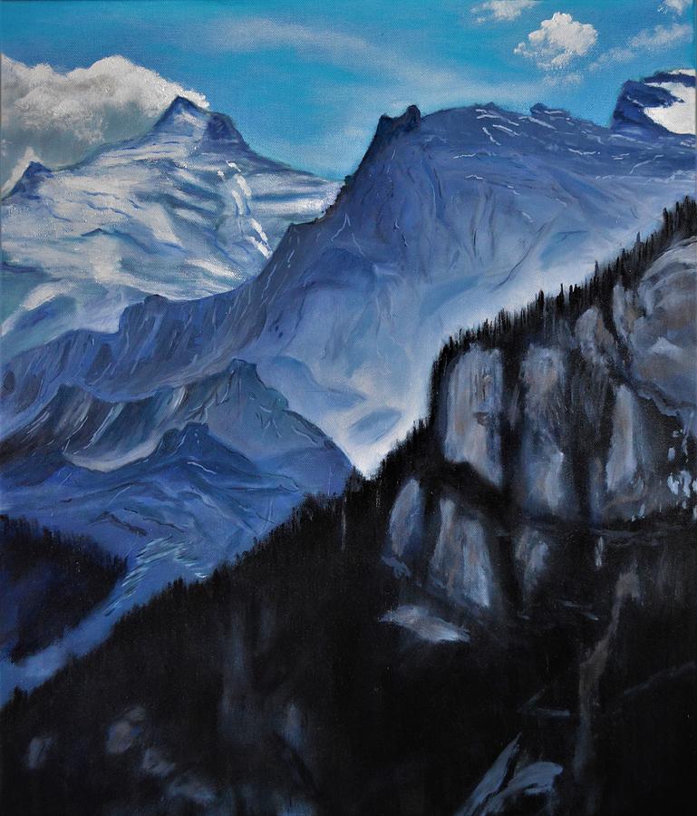 The Alps in my Dreams Painting by Julie Wittwer