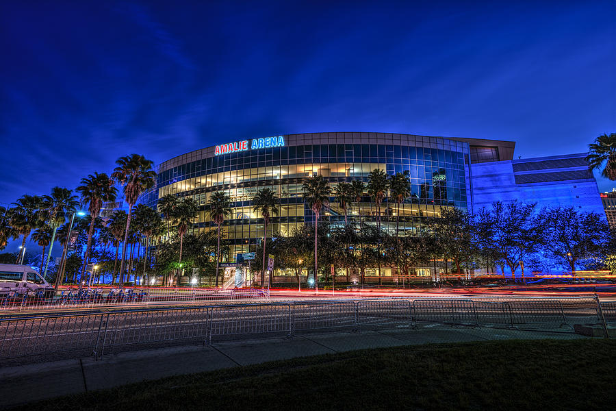 Tampa Photograph - The Amalie Arena by Marvin Spates