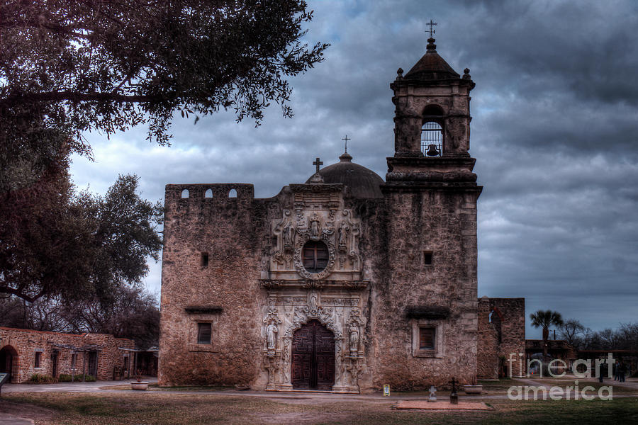 The Amazing Historic Mission San Jose San Antonio Texas Photograph by Wayne Moran