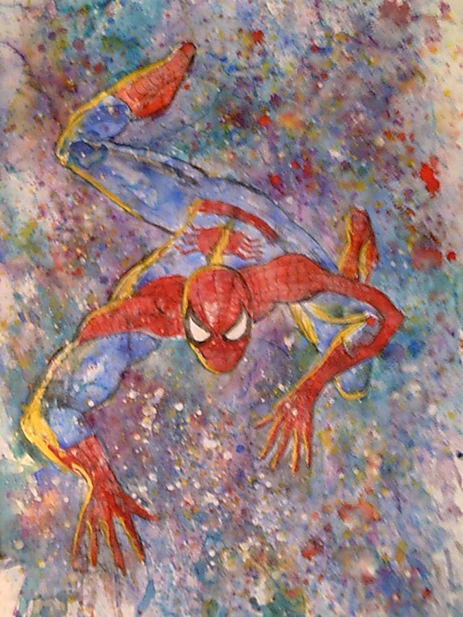 The Amazing Spider Man Painting - The Amazing Spider Man by Robert Hogg The Amazing Spider Man Painting - The Amazing Spider Man by Robert Hogg