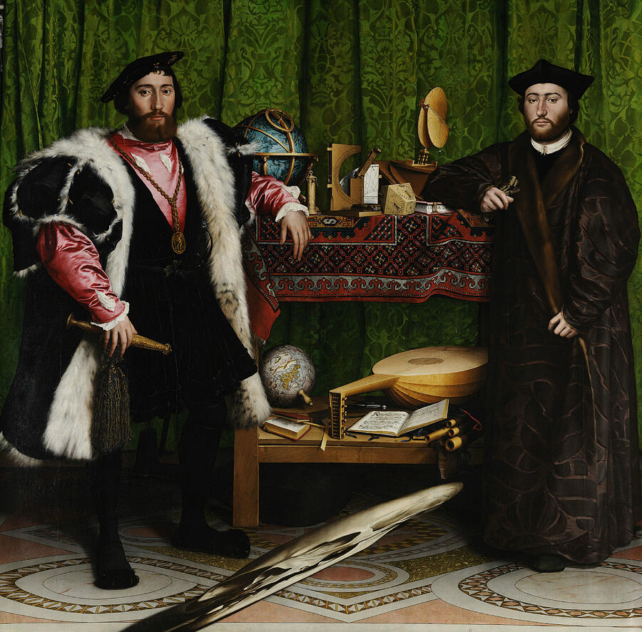 The Ambassadors #7 Painting by Hans Holbein the Younger