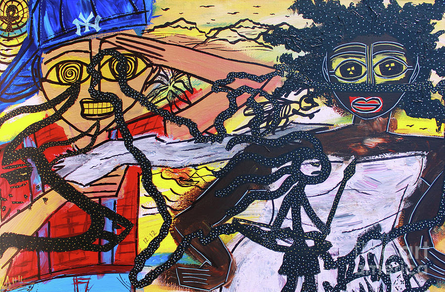 The American Experiment Painting by Odalo Wasikhongo