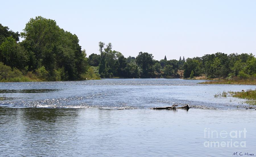 The American River Flows On Photograph by Mary Chris Hines
