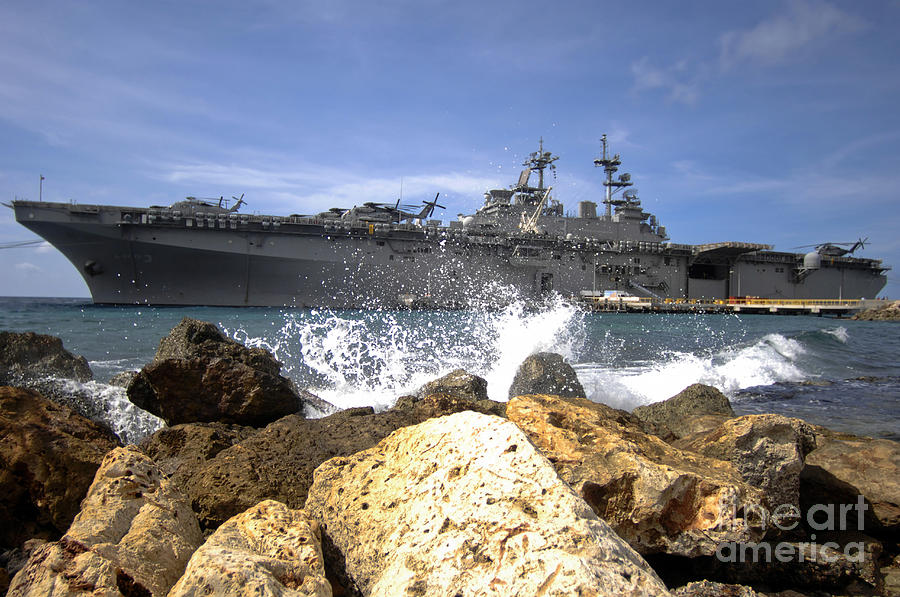 The Amphibious Assault Ship Uss Photograph by Stocktrek Images