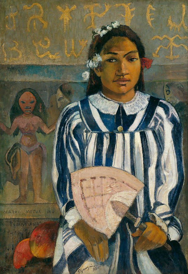 The Ancestors Of Tehamana Painting by Paul Gauguin