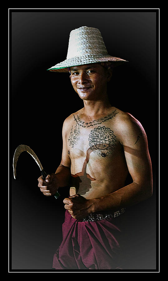 The Anciant Farmer of old Isaan Photograph by Ian Gledhill