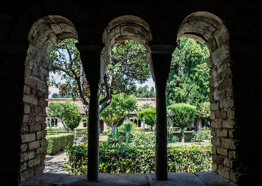The ancient cloister Photograph by AM FineArtPrints