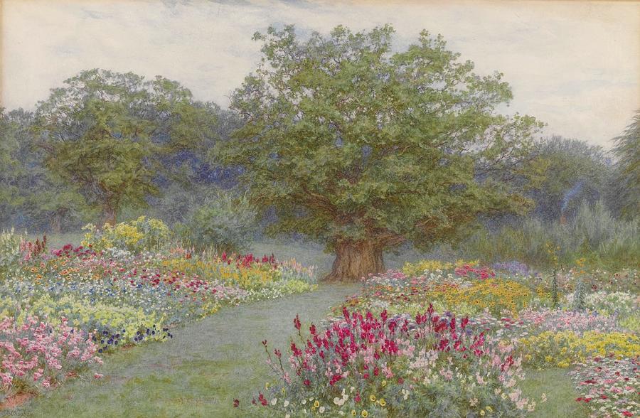 The Ancient Oak Painting by Helen Allingham
