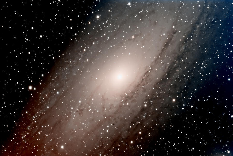Space Photograph - The Andromeda Galaxy Close  Up by Jim DeLillo