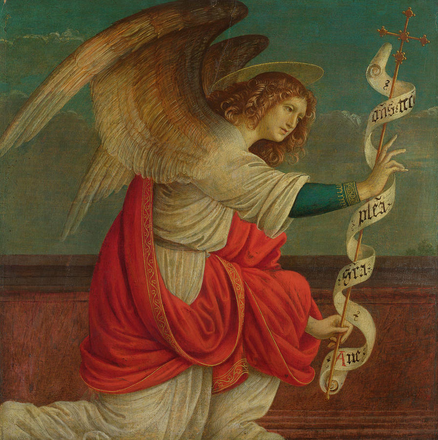 The Angel Gabrie Painting by Gaudenzio Ferrari - Fine Art America