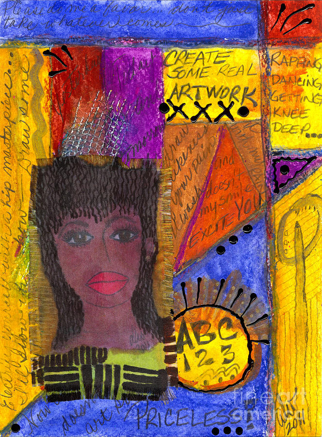 The Angel of Lifelong Learning Mixed Media by Angela L Walker