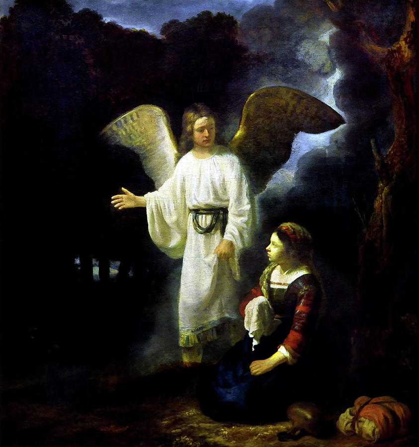 The Angel Photograph by School of Rembrandt - Fine Art America