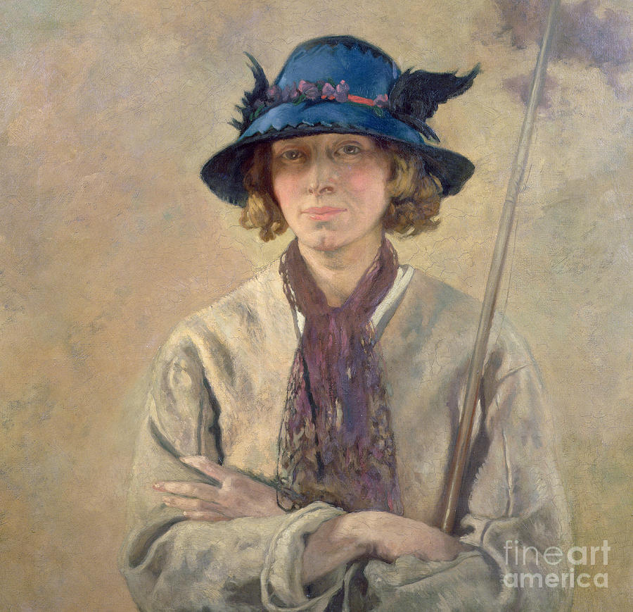 Portrait Painting - The Angler, 1912 by William Orpen