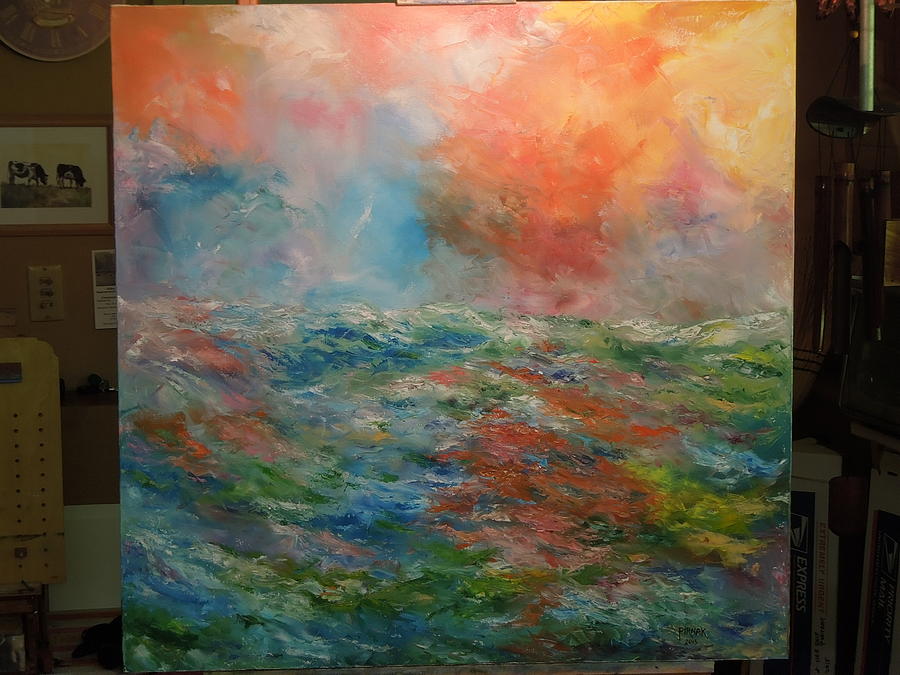 The Angry Sea Painting by John Pirnak