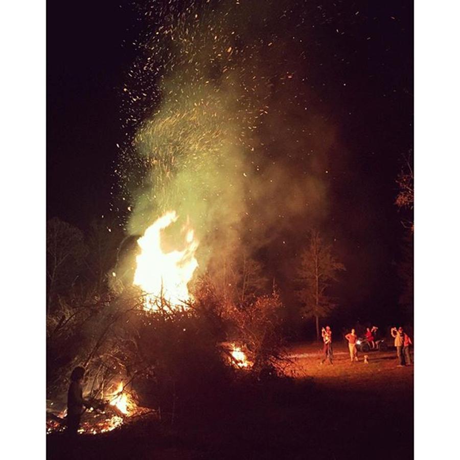 Blessed Photograph - The Annual Bonfire #givingthanks by Joan McCool