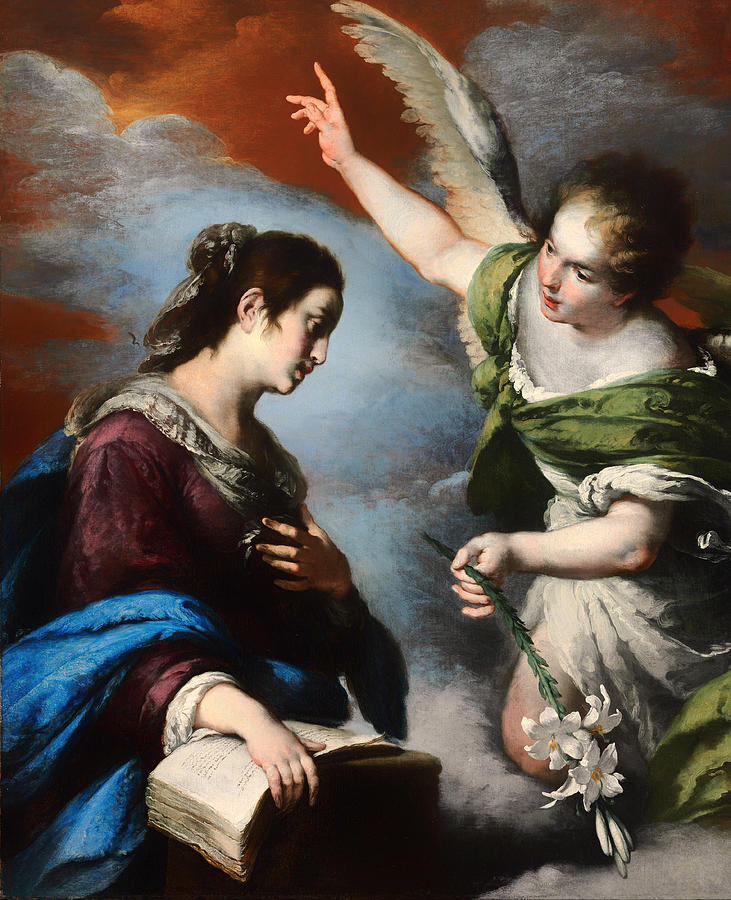 The Annunciation Painting By Mountain Dreams - Fine Art America