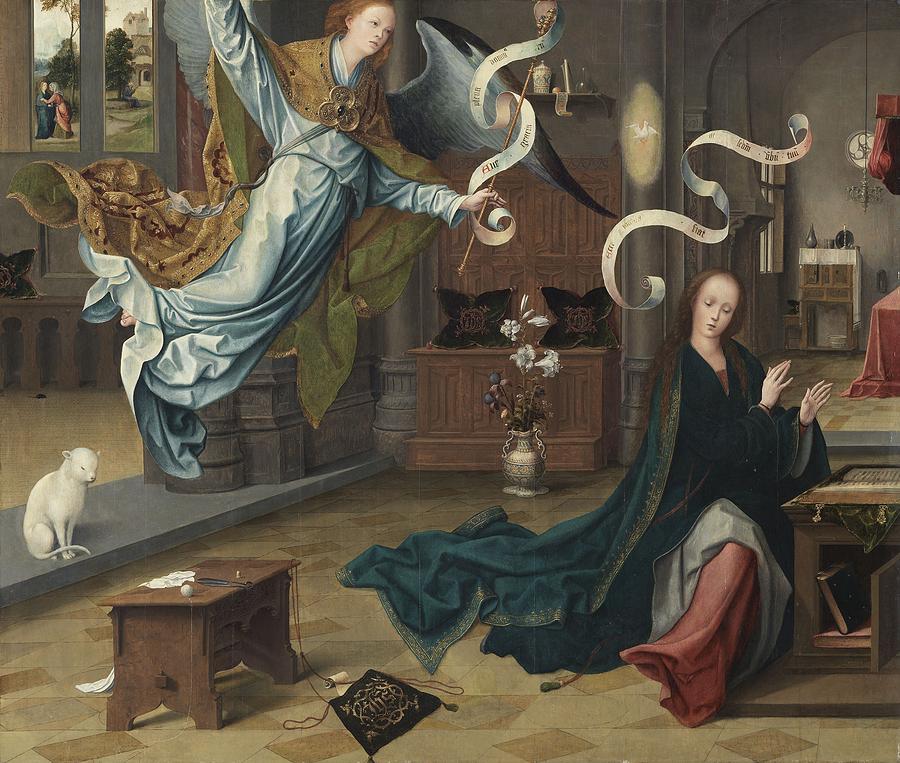 The Annunciation ca. 1520, Jan de Beer Painting by Celestial Images