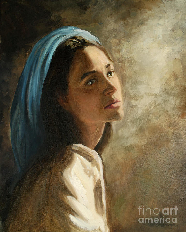 Jesus Christ Painting - The Annunciation by Christopher Panza
