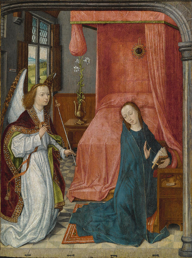 The Annunciation Painting by Circle of Rogier van der Weyden