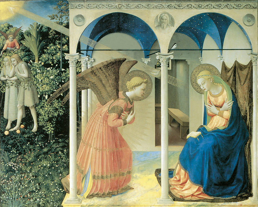 The Annunciation Painting by Fra Angelico  Guido Di Pietro
