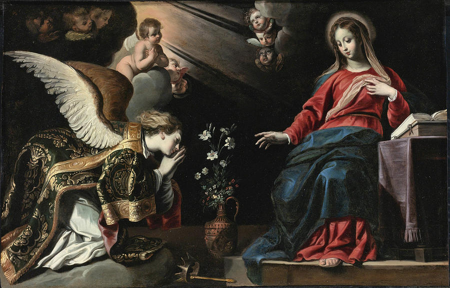 The Annunciation Painting by Gerard Seghers The Annunciation Painting by Gerard Seghers