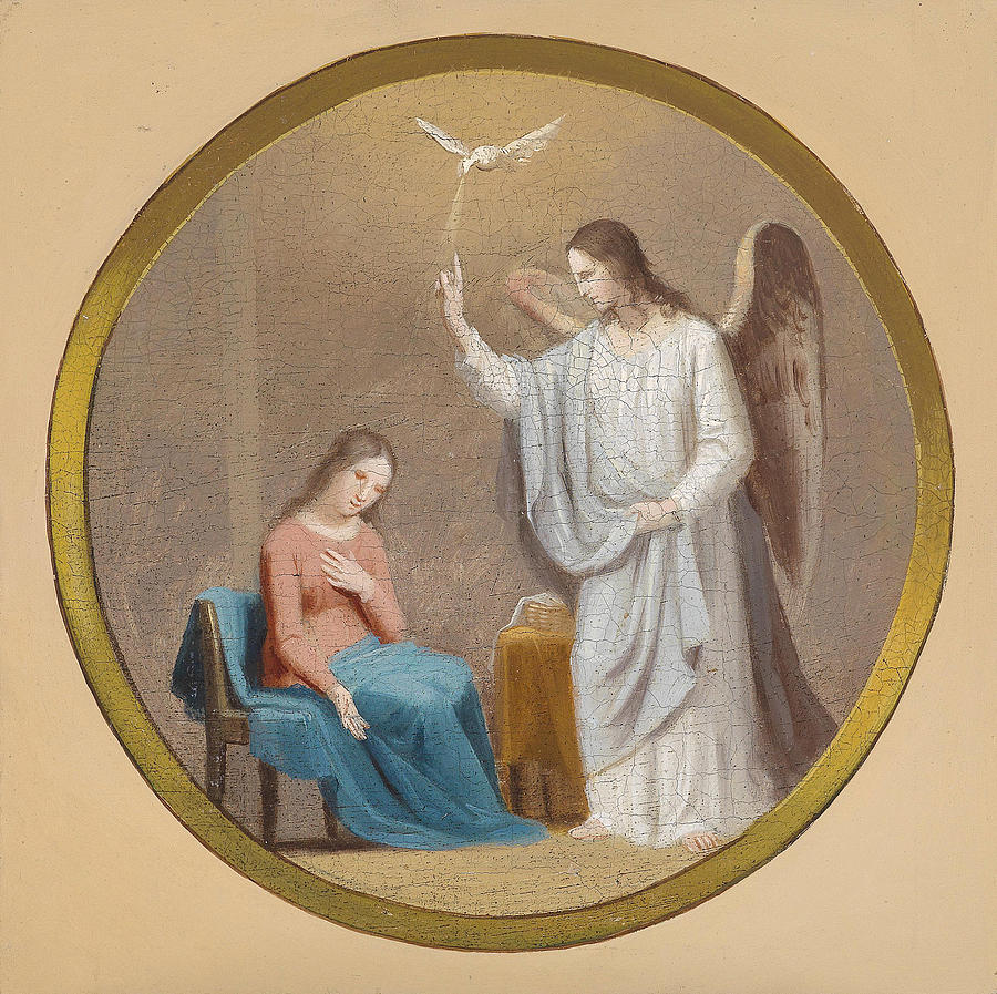 The Annunciation Painting by Josef Arnold the Elder