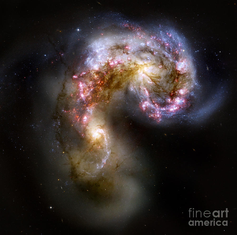 The Antennae Galaxies - NGC 4038-4039 Photograph by Nicholas Burningham