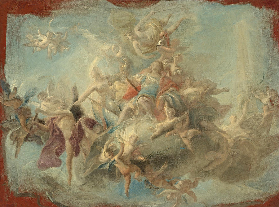 The Apotheosis of a Hero Painting by Carlo Innocenzo Carlone
