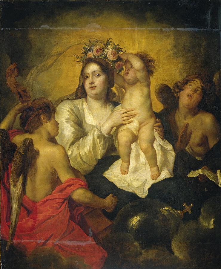 The Apotheosis of the Virgin Painting by Thomas Willeboirts Bosschaert