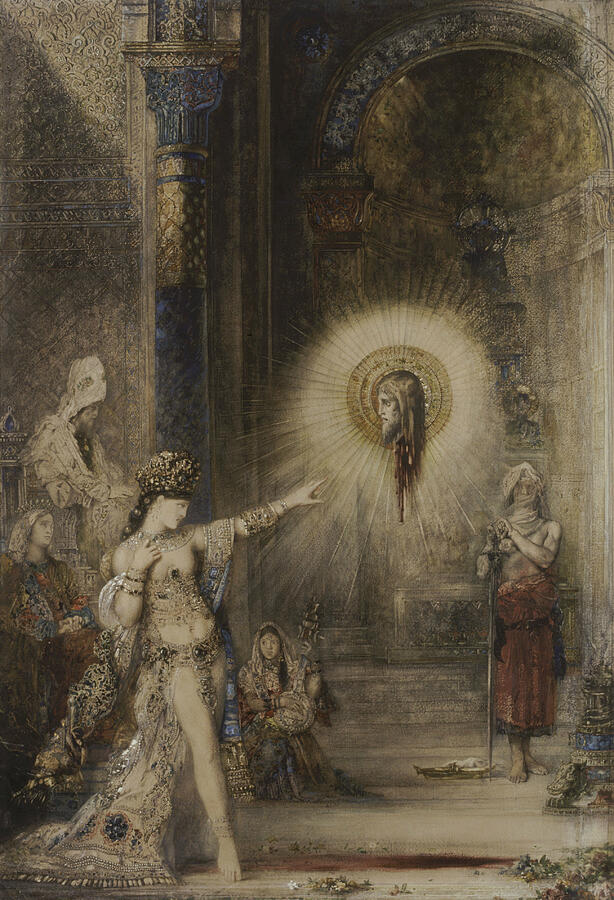 The Apparition #2 Painting by Gustave Moreau